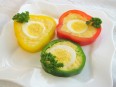 Перец,
фаршированный сыром и яйцами